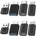 8-Piece USB & USB-C Adapter Kit