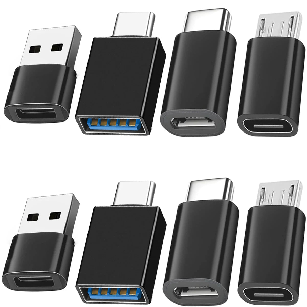 8-Piece USB & USB-C Adapter Kit