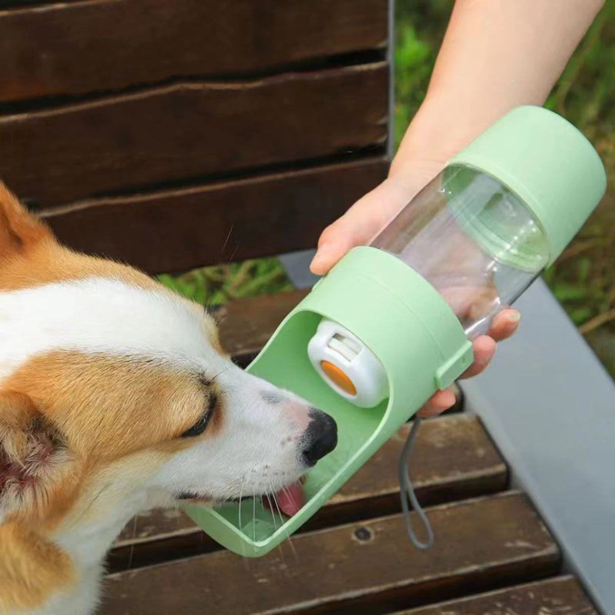 2-in-1 Portable Dog Water & Food Bottle