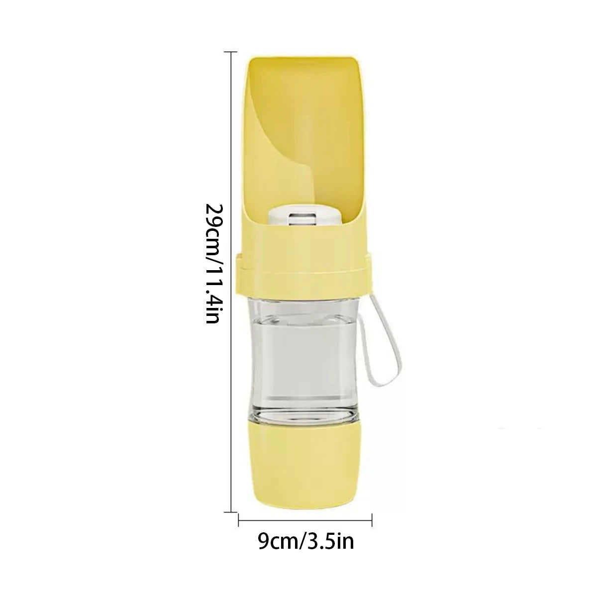 2-in-1 Portable Dog Water & Food Bottle