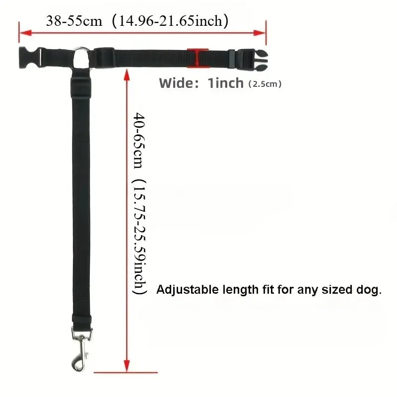 Adjustable Dog Car Seat Belt