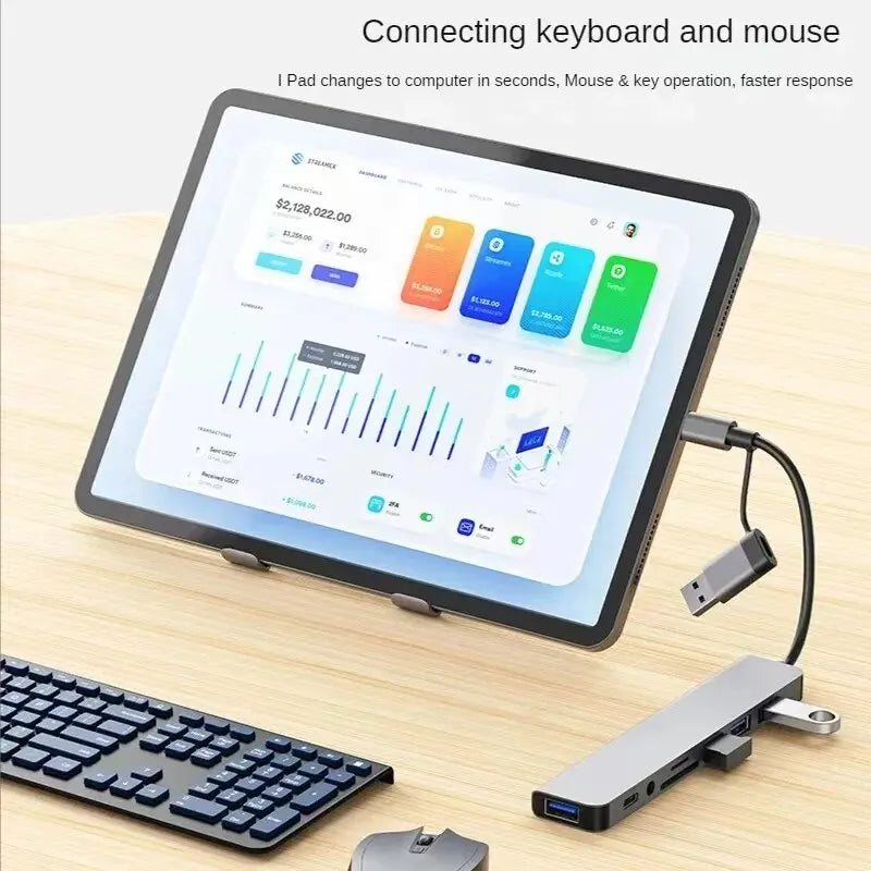 8-in-2 USB-C Hub & Card Reader